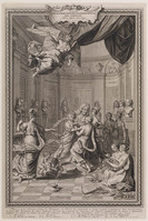 KG 11634
          <br/>
          Minerva en de Wetenschappen eren de buste van Lodewijk XIV
          <br/>
          <em>Picart, Bernard (1673-1733)</em>